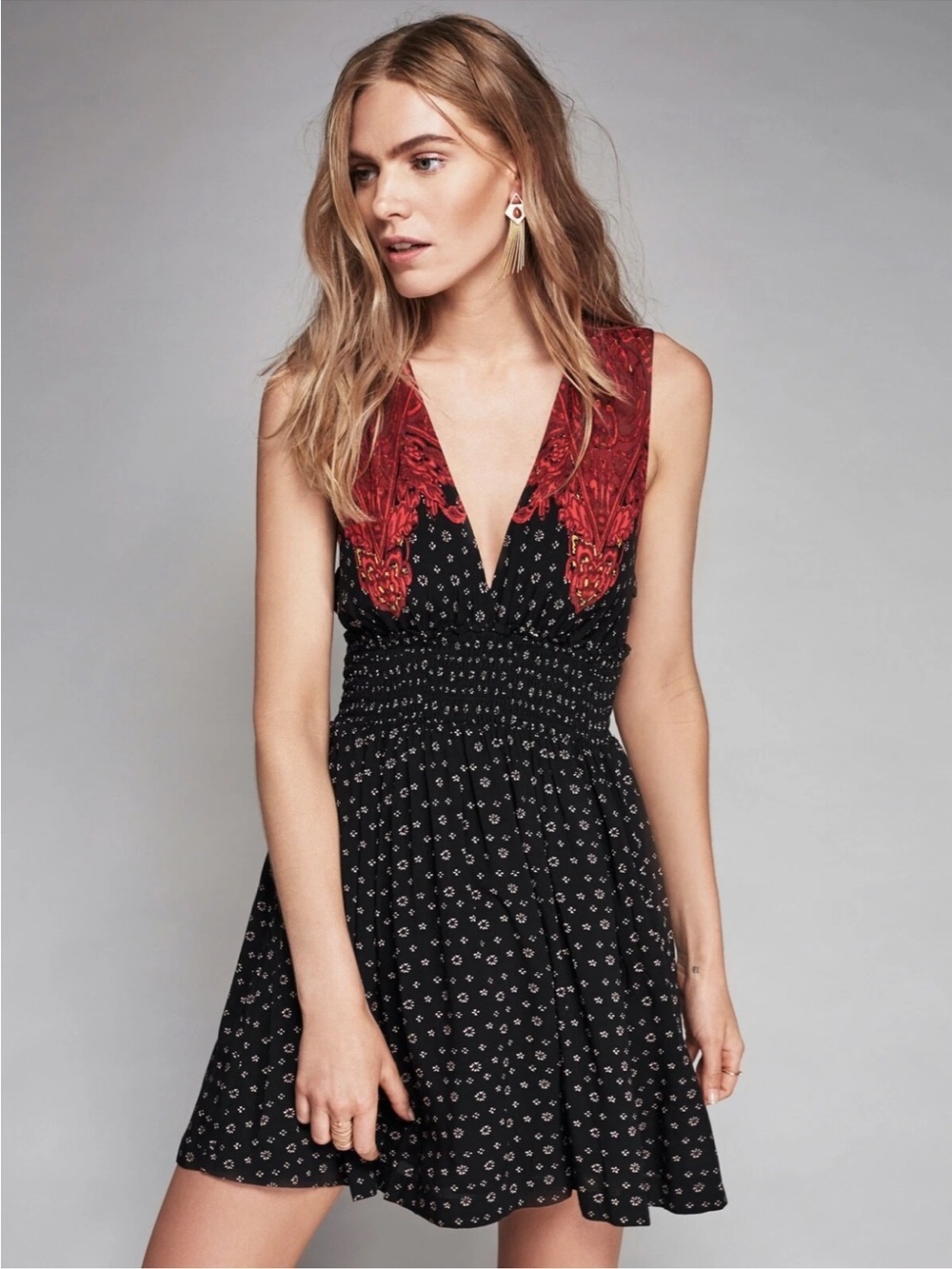 Free People Walking Through My Dreams Mini dress size medium